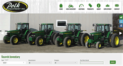 Desktop Screenshot of polkequipment.net