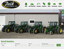 Tablet Screenshot of polkequipment.net
